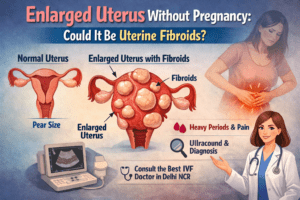 Enlarged Uterus Without Pregnancy Causes & Fibroids